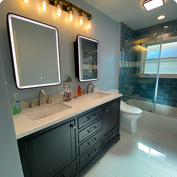 Modern Master Bath Remodel